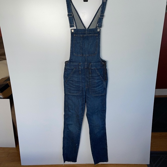 Madewell Skinny Overalls: Eco Edition in Elmdale Wash NWT Size Small - Picture 3 of 10